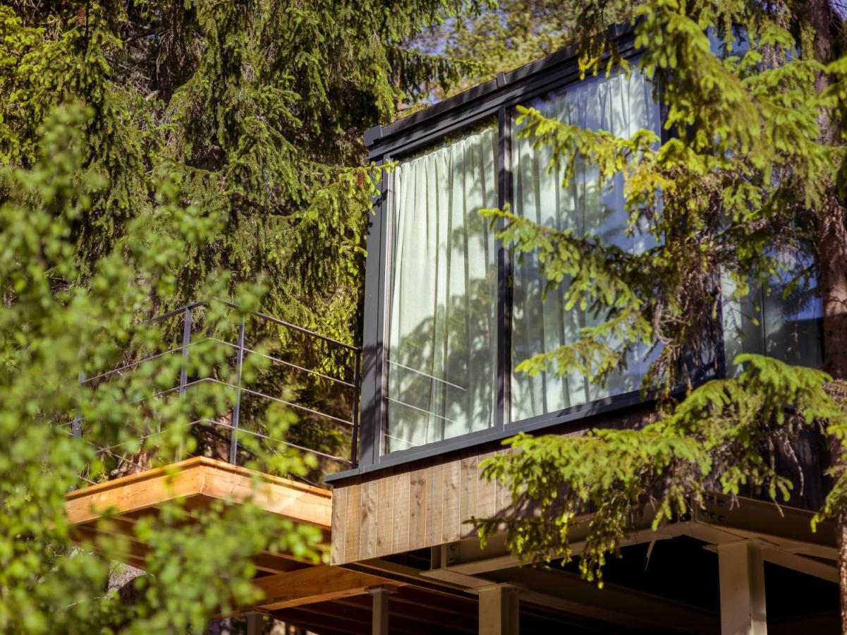 Skyview Chalets Am Camping Toblacher See Екстериор снимка